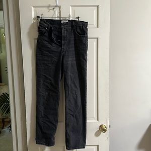 Abercrombie 90s straight ultra high rise size 30